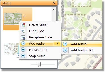 Add audio to presentations