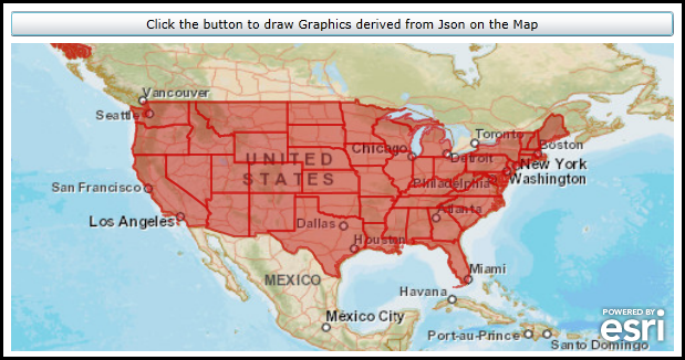 Drawing Graphics on a Map using Geometry.ToJson and Geometry.FromJson via a QueryTask.