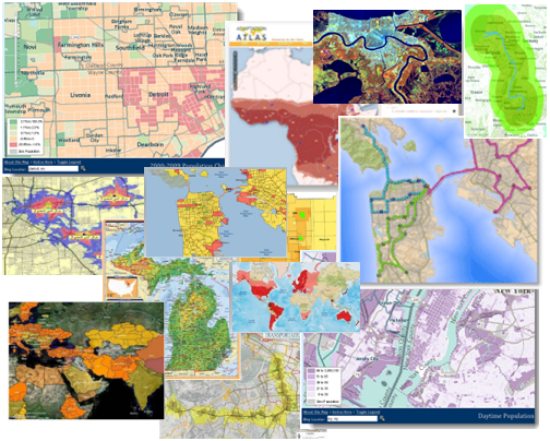 Collage de mapas de ArcGIS