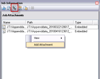 Job Information - Job Attachments Job Information - Job Attachments