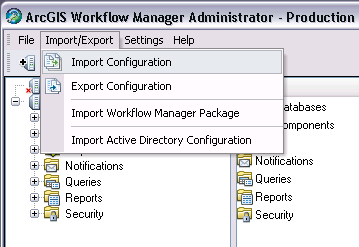 Importing Configuration files Importing Configuration files
