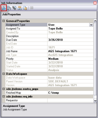 Job Information - Job Properties Job Information - Job Properties