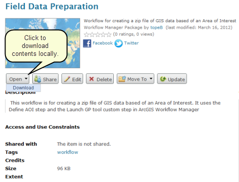 Download the workflow manager package. Download the workflow manager package.