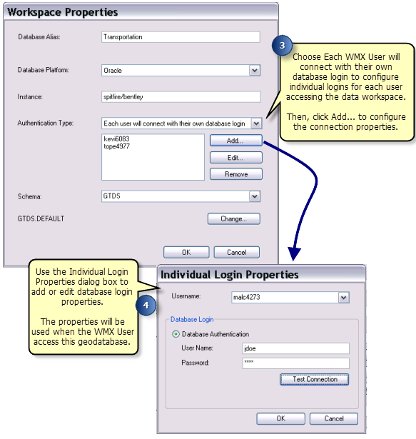 Data Workspace Individual Logins
