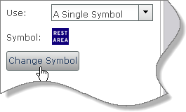 Die Schaltfläche "Symbol ändern"