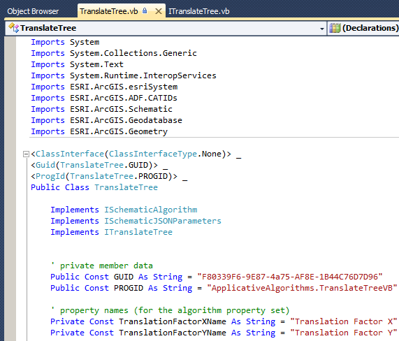 Custom algorithm by code