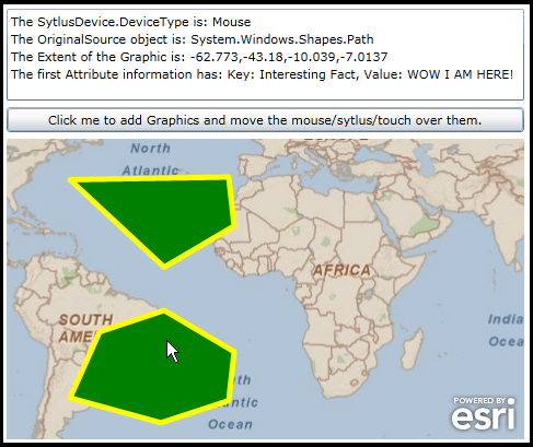 Demonstration of the Graphic MouseEnter and MouseLeave Events.