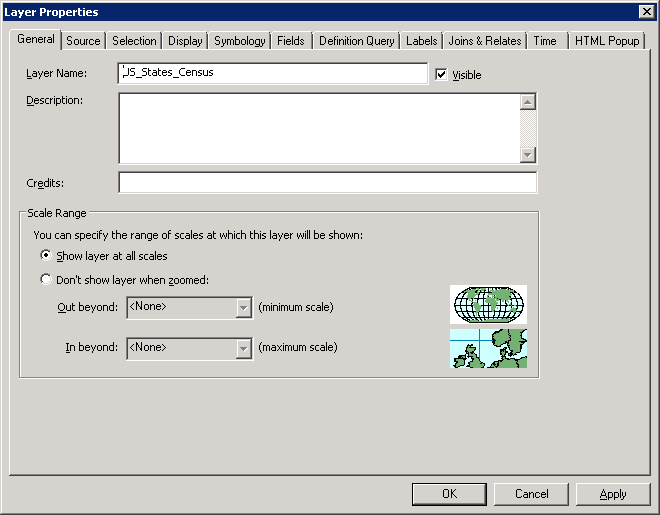 Modify the Layer name inthe Properties dialog.