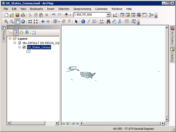 Save the ArcMap document.