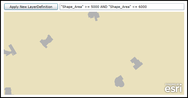 Example showing how to get and change the sub-layer LayerDefintion on an ArcGISDynamicMapServiceLayer.