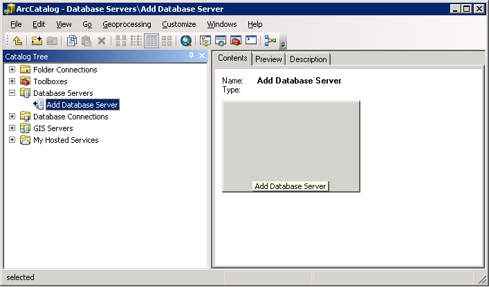 Add a Database Server.