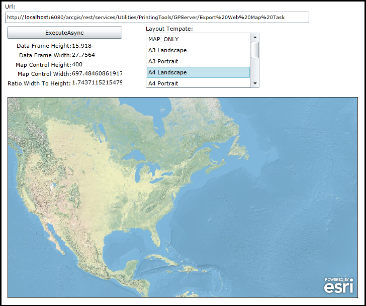 Creating WYSIWYG prints of the Map Control via the PrintTask.
