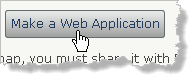 Bouton Créer une application Web