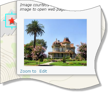 Всплывающее окно для здания Morey Mansion