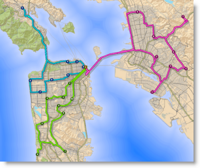 在网络中优化车队路线 在网络中优化车队路线
