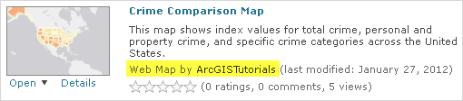 “ArcGIS 教程提供的犯罪比较地图”的搜索结果条目